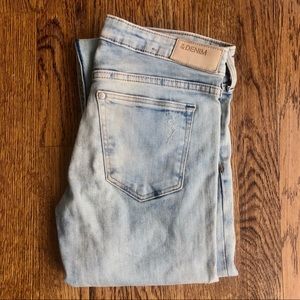 H&M DENIM | Women’s Mid-waist Ripped Skinny Jeans